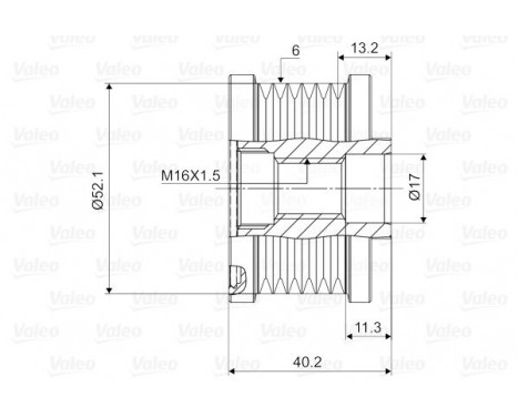 Alternator Freewheel Clutch NEW PART, Image 2