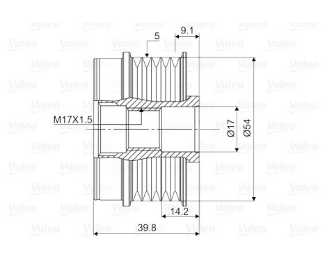 Alternator Freewheel Clutch NEW PART, Image 2