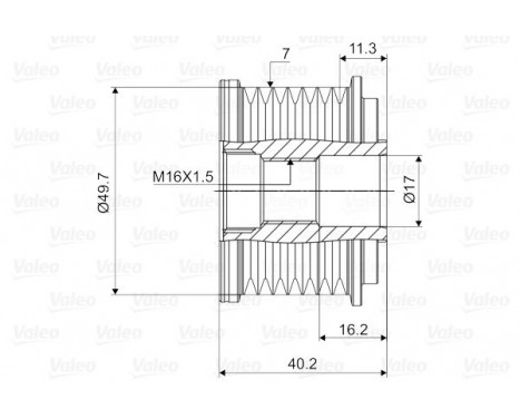 Alternator Freewheel Clutch NEW PART, Image 2