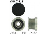 Alternator Freewheel Clutch VKM 03118 SKF