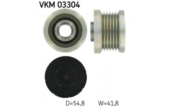 Alternator Freewheel Clutch VKM 03304 SKF