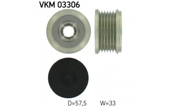 Alternator Freewheel Clutch VKM 03306 SKF