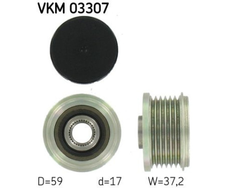 Alternator Freewheel Clutch VKM 03307 SKF