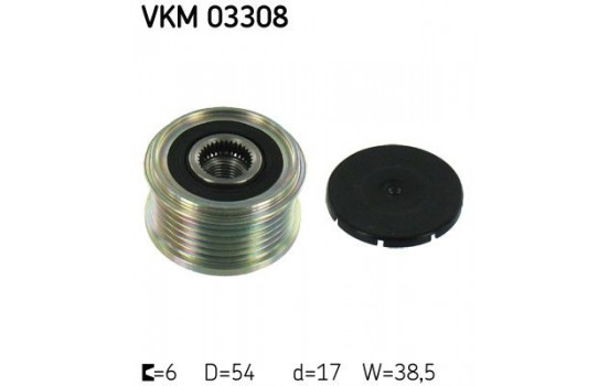 Alternator Freewheel Clutch VKM 03308 SKF