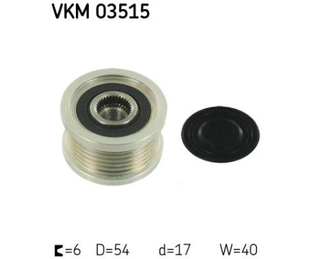 Alternator Freewheel Clutch VKM 03515 SKF