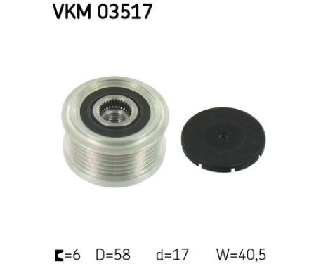 Alternator Freewheel Clutch VKM 03517 SKF