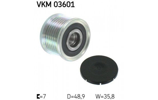 Alternator Freewheel Clutch VKM 03601 SKF