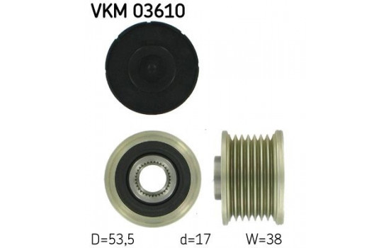 Alternator Freewheel Clutch VKM 03610 SKF