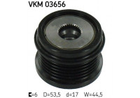 Alternator Freewheel Clutch VKM 03656 SKF