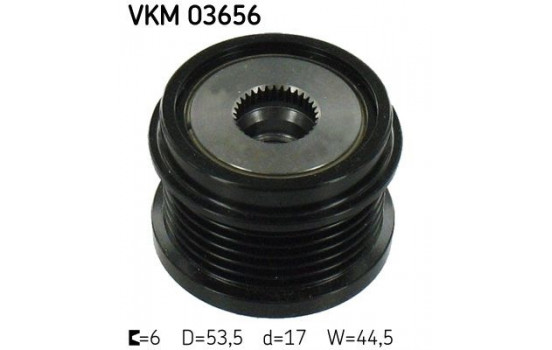 Alternator Freewheel Clutch VKM 03656 SKF