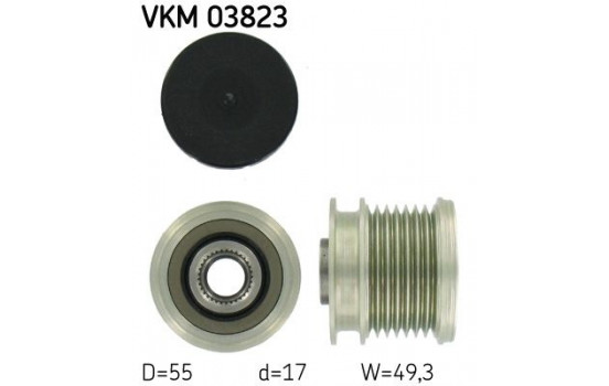 Alternator Freewheel Clutch VKM 03823 SKF