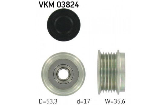 Alternator Freewheel Clutch VKM 03824 SKF