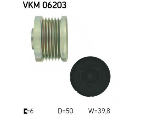 Alternator Freewheel Clutch VKM 06203 SKF, Image 3