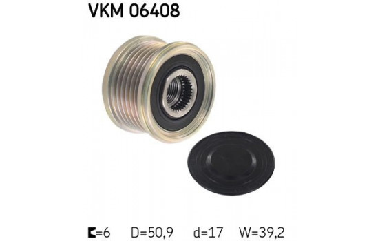 Alternator Freewheel Clutch VKM 06408 SKF