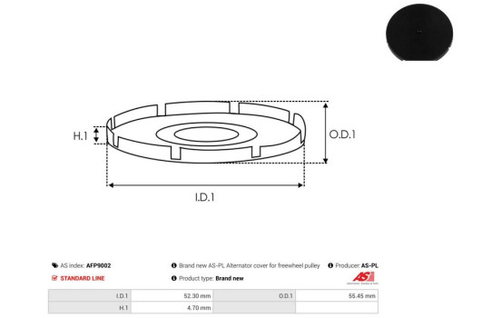 Belt pulley, alternator, Image 2
