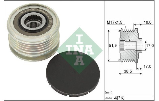 Dynamo freewheel 535 0346 10 Ina