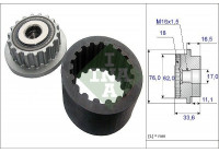 Flexible Coupling Sleeve Kit 535018610 Ina