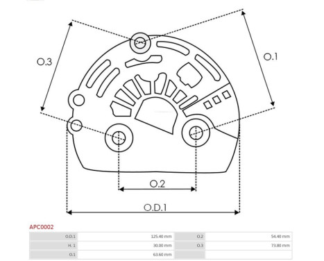 Protective cover, alternator/dynamo, Image 2