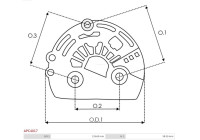 Protective cover, alternator/dynamo