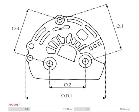 Protective cover, alternator/dynamo