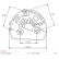 Protective cover, alternator/dynamo