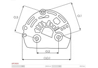 Protective cover, alternator/dynamo