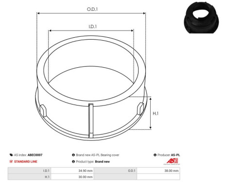 Protective cover, alternator/dynamo, Image 2