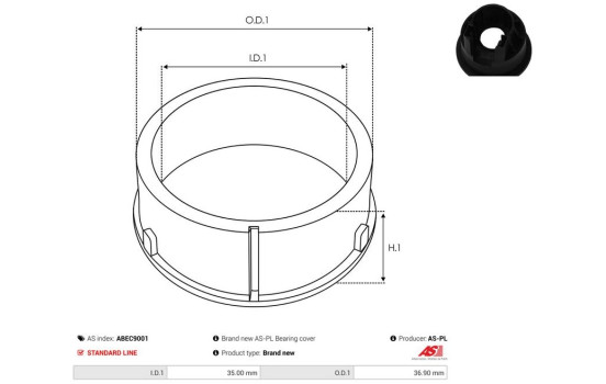 Protective cover, alternator/dynamo, Image 2
