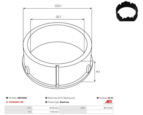 Protective cover, alternator/dynamo, Image 2