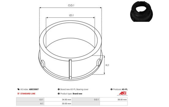 Protective cover, alternator/dynamo, Image 2