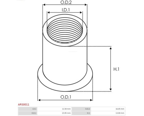 Repair kit, alternator, Image 2