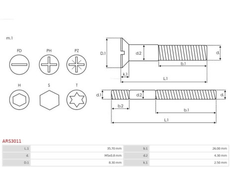 Repair kit, alternator, Image 2