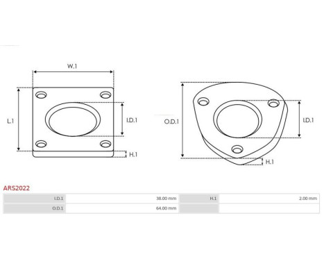 Repair kit, alternator, Image 2