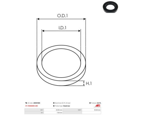 Repair kit, alternator, Image 2