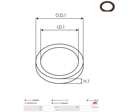 Repair kit, alternator, Image 2