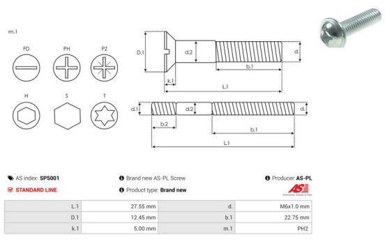 Repair kit, alternator, Image 2
