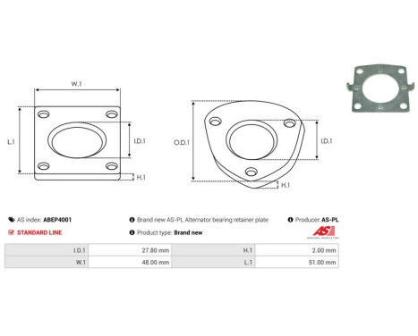Repair kit, alternator, Image 2