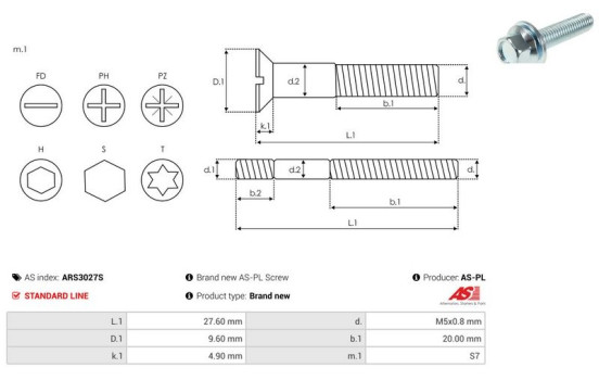 Repair kit, alternator, Image 2