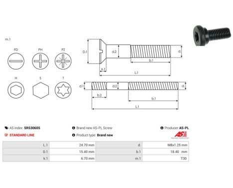 Repair kit, alternator, Image 2
