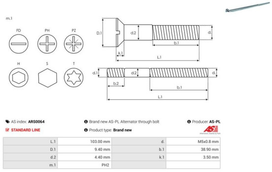 Repair kit, alternator, Image 2