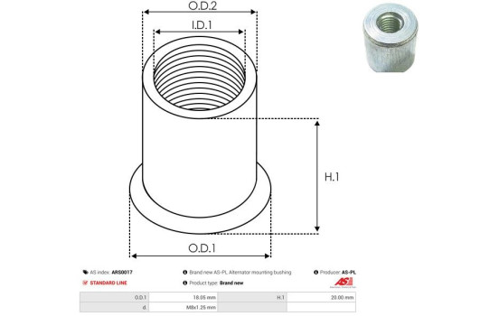 Repair kit, alternator, Image 2