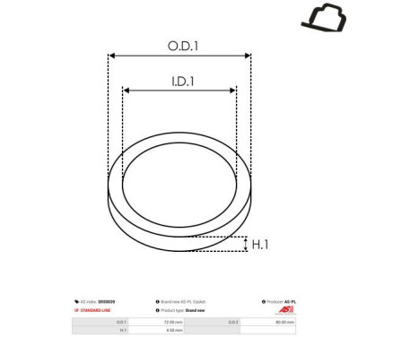 Repair kit, alternator, Image 2