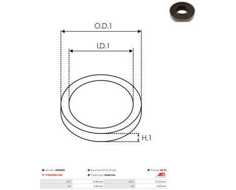 Repair kit, alternator, Image 2