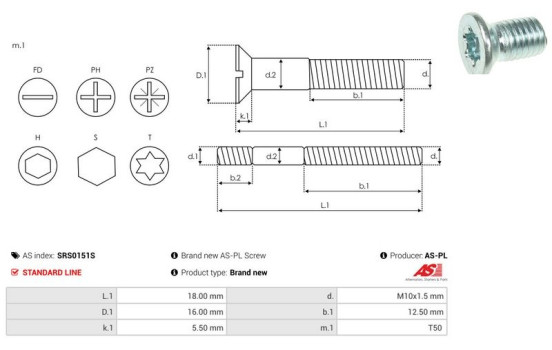 Repair kit, alternator, Image 2