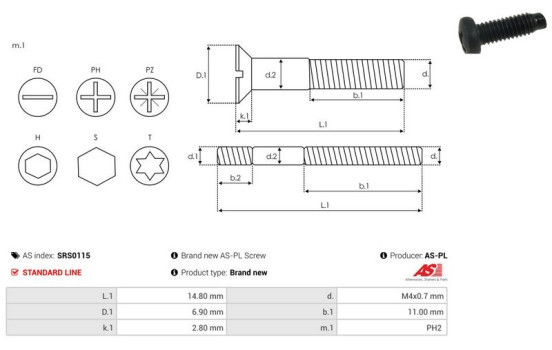 Repair kit, alternator, Image 2