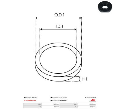Repair kit, alternator, Image 2