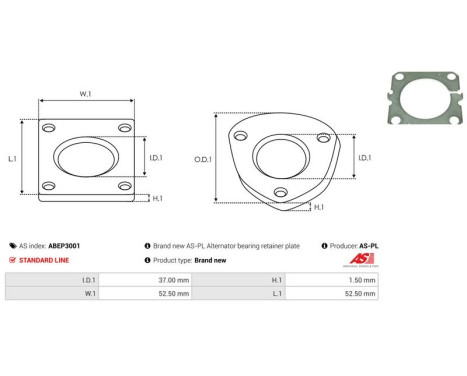 Repair kit, alternator, Image 2