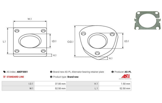 Repair kit, alternator, Image 2