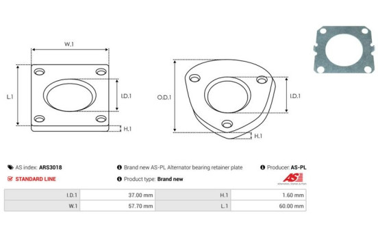 Repair kit, alternator, Image 2