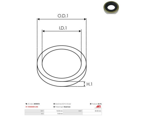 Repair kit, alternator, Image 2